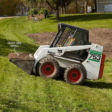 operating skid steer on hill|skid steer loader training.